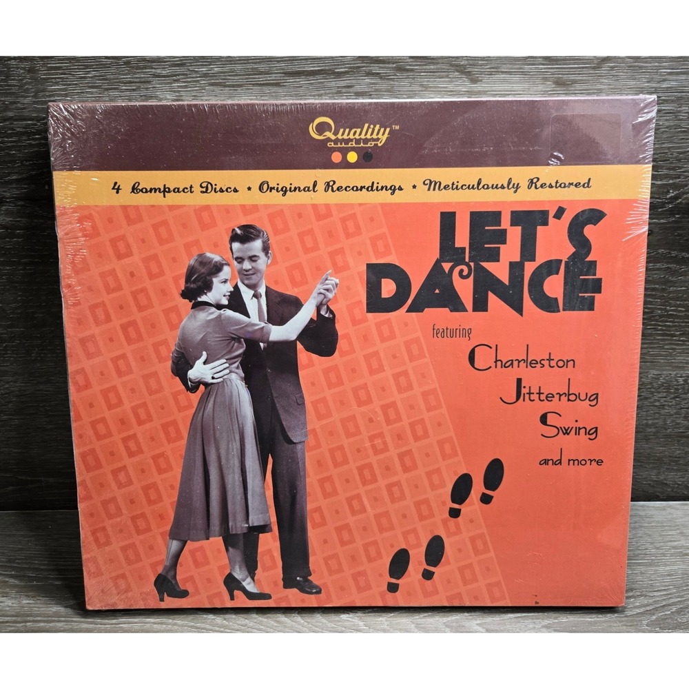 Let's Dance 4 Compact Disc Set Charleston Jitterbug Swing Quality Audio Sealed